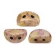 Les perles par Puca® Kos beads Opaque Mix Rose Gold Ceramic Look 03000-15695